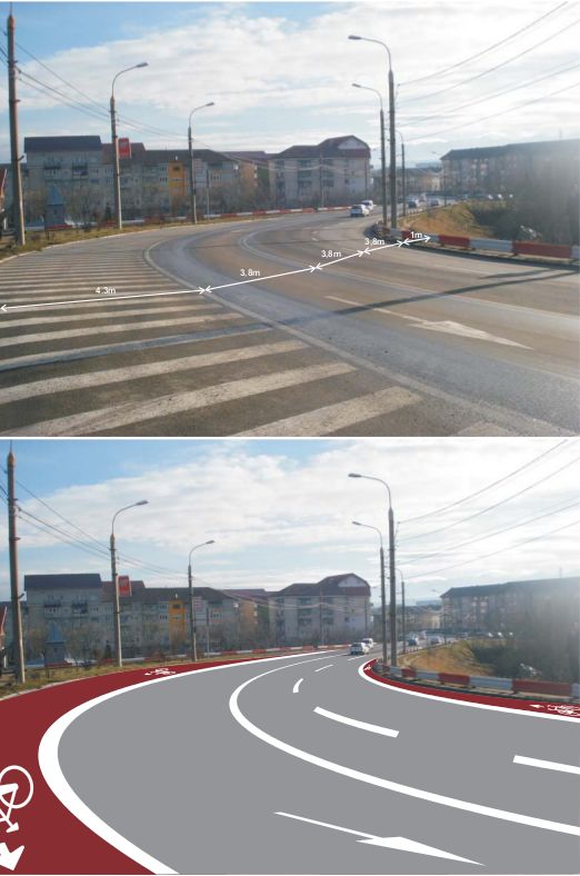 Piste de biciclete STR. ŞTEFAN CEL MARE